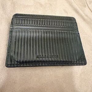 AllSaints Real Leather Card Holder